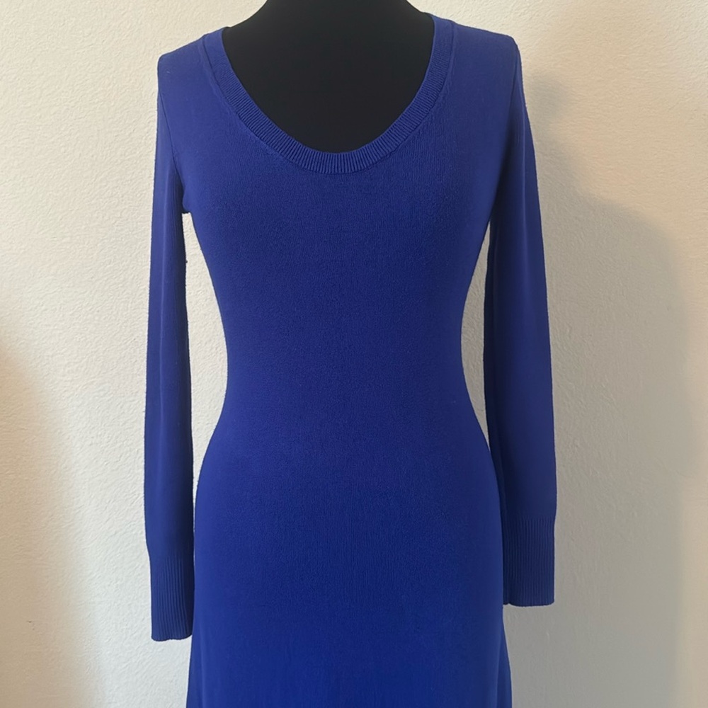 |•VICTORIA’S SECRET•| Maxi Sweater Dress Royal Blue Small